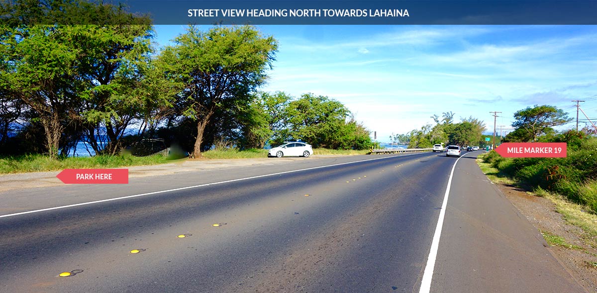 Street View Heading North Towards Lahaina