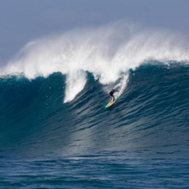 Wangdu surfing the Maui waves